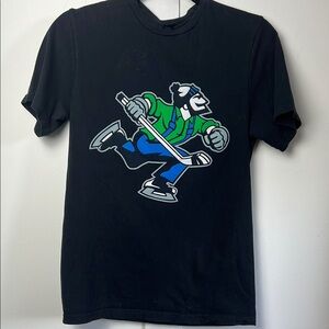 Johnny Canuck Black Vancouver Canucks T-Shirt NHL